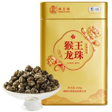 몽키왕 특급 말리용주 100g 고품질 농향형 녹차 자스민 화차 꽃차 중국명차, 1개, 1개입