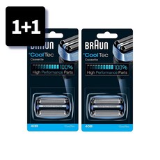 브라운 BRAUN 쿨텍 40B 면도 날망 1+1 CT2S CT4S CT2CC CT6CC 호환 면도기 날 교체용