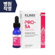 클리닉스 Pro 5A 프로파이브에이 강아지 고양이 액상유산균 15ml, 고양이용 (빨간색), 1개