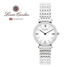 루이스카딘 LOUIS CARDIN 스위스메이드 LC008WS L 원형 여성 메탈시계
