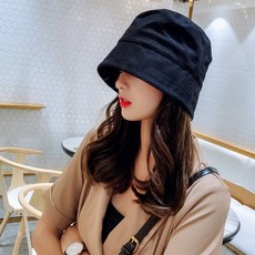 벙거지모자 일본 디자인 가을겨울 블랙색 복고 물통 모자여성 스트릿 거지 유행
