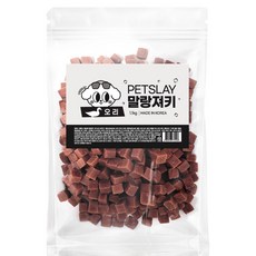 펫슬레이 말랑 져키 강아지간식, 펫슬레이 말랑 져키 오리 1.1kg 강아지 간식 애견, 1.1kg, 1개