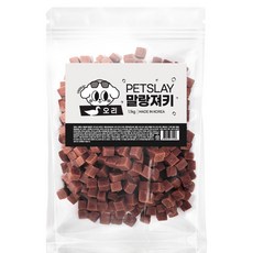 펫슬레이 강아지 져키 오리고기 1.1kg, 1개