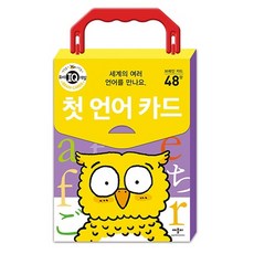 애플비 유아 IQ 개발 브레인 단어카드 첫 언어, 선택1 첫 언어카드