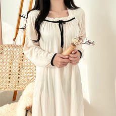 긴팔원피스잠옷 TOP01