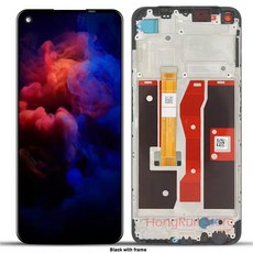  OPPO A54 4G CPH2239 LCD 디스플레이 화면 터치 디지타이저 어셈블리 5G CPH2195 프레임 교체, 02 Black x Frame 4G, 02 Black x Frame 4G 