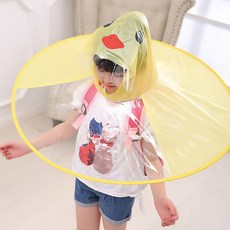 브랜드 유아 우비 아가 아기 비옷 오리 입는 망토 우산 모자 레인코트 우주선 아동 어린이 UFO