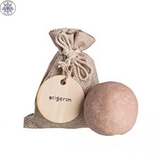 [ erigeron ] 에릭온 천연 유기농 약초 허브 샴푸 공 - 핑크 Clay_Zero 폐기물 샴푸 바 두피 재생을 돕는, 1개