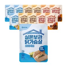 미트리 실온보관 닭가슴살 3종 혼합, 12팩, 100g, 1개