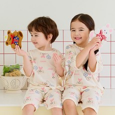 키키스토리 럭키강돌 코튼모달 루루핏 실내복