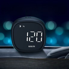 헤드업디스플레이 OBD LCD 범용 차속도계 HUD 헤드업 전기 오토바이 GPS 속도계, 폴더 포함, 1개, 독립형 (스탠드)