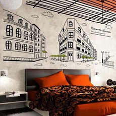 유럽카페거리시트지