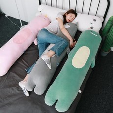 kirahosi 죽부인 긴 쿠션 침대 머리 바디필로우 5 GS CLiss4t, 블랙