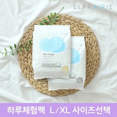 하루체험팩[엘프레리] 에어윙 팬티 기저귀 샘플팩 6P(L XL), XL, 특대형(XL)