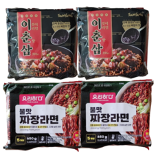 삼양 이춘삼 짜장라면 8입 + 요리하다 불맛짜장라면 10입 (+사탕1개 증정), 1개