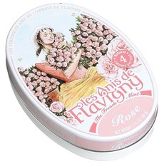 Les Anis De Flavigny Rose (French Mints) 1.75 Ounce Tin 레 아니스 드 플라비니 로즈(프랑스 조폐국) 주석 1.75온스, 1개, 49.61g - 레하아로브