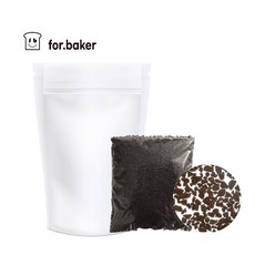 선인 초코쿠키크런치 100g (소분) 아이스크림 케익 도너츠 팥 눈꽃 빙수 데코 토핑 재료, 1개