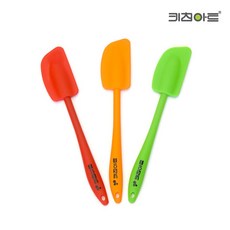 키친아트 실리콘 스푼 요리스푼 주걱 1P, 스푼(그린), 1개