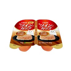 이나바 트윈컵 고양이 간식캔, 혼합맛(가다랑어/가다랑어포), 70g, 24개 혼합맛(가다랑어/가다랑어포), 70g, 24개