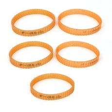 Uxcell a14120200ux0126DM 전기 대패 드라이브 벨트 살구 히타치 F20A용 10mm 너비 사이즈 5팩, 5개