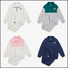 [매장정품] 노스페이스 THE NORTH FACE 키즈 스쿨데이 하프 집 세트 NM5MQ01 470657