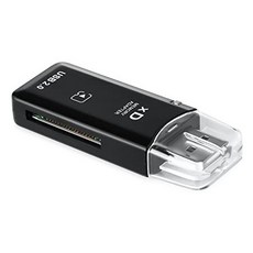 미국직배송 eTECH USB2.0 블랙 컬러 High Speed xD 메모리카드 리더기 보조 Olympus and Fuji XD Picture, One Color_One Size, 상세 설명 참조0, 상세 설명 참조0