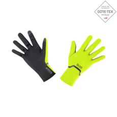 GORE WEAR 고어 웨어 고어텍스 인피니움 스트레치 장갑 네온, Large, Neon Yellow/Black, 1개