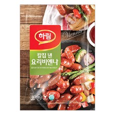 [퀴클리몰] 하림 칼집 낸 요리비엔나 1kg x 8개, 1개
