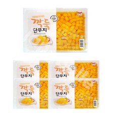 일가집 깍둑단무지(국내산) 3kg 1박스 4개, 3000g