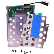  Deal4GO PCIe SSD NVME M.2 - 2.5인치 어댑터 하드 드라이브 캐디 브래킷 트레이 SATA HDD 케이블 포함 레노버 씽크패드 T480 T470P T470 A4, T470 T480 T470P용 짧은 케이블 