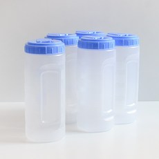 보성 원형 물병 2호 5p, 혼합 색상, 1.3L, 5개