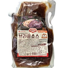 롯데 브라운소스 2kg, 1개