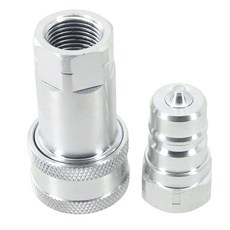 퀵릴리즈 ISO7241 A NPT ISO A 유압 커플링 커넥터 1/4 3/8 1/2 3/4 NPT1 퀵 체인지 인터페이스, 1개