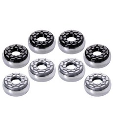 8x 셔플보드 퍽 교체용 실내 셔플보드 게임 퍽 성인용, 53mm, 고밀도 보드, 다색