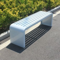 공원컴퍼니 야외 인테리어 가구 라운지 벤치 체어 카페 의자, H. 180x40x45 블루