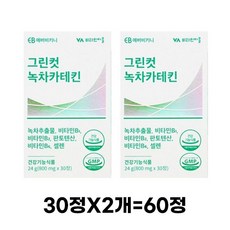 에버비키니 그린컷 녹차 카테킨 다이어트 보조제 24g, 60정, 1개