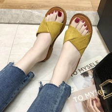상표특허 팔색조유니버스 스웨드 꼬임 슬리퍼