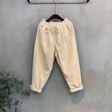 씨샵인더룸 / 멘트 골덴 밴딩 배기 팬츠3color