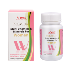 하이웰 프리미엄 종합비타민 여성용 멀티비타민앤미네랄 60베지캡슐+사은품, 3개 180정+치약2개