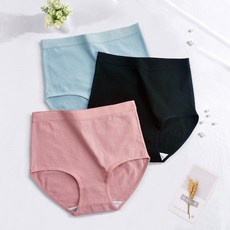 여성 면 하이웨이스트 빅 사이즈 팬티