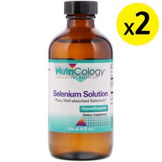 Nutricology 셀레늄 솔루션 8 floz (236 ㎖) 2개, 선택, 상세설명참조