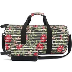 [독일] Oflamn Small Round Sports Bag Women's Training Bag Men Weekender Travel Bag