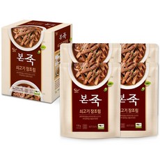 본죽 쇠고기 장조림 170g4팩 간편즉석식품, 4개, 170g