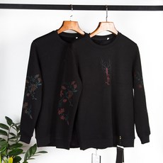 남자후드티 K621CHUNZHILEI뉴타입 화초 자수 남성 후드티