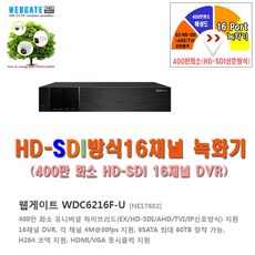 sdi 16채널 4테라장착 녹화기(웹게이트 국산)외 추가상품, HD-SDI 16채널(웹게이트 WDC6216F-U) - wdc6216f-u