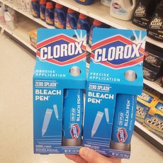 [이라운드몰]클로락스 휴대용 블리치 얼룩제거용 펜 /Clorox Bleach Pen Gel 1 Pen, 타이드 투고 얼룩제거제, 옵션선택