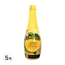 리몬리 착즙 레몬즙, 500ml, 5개