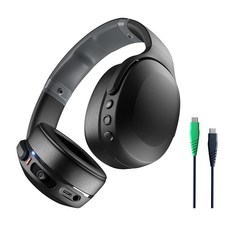 SkullcandyCrusher Evo 오버이어 고급무선헤드폰 iPhone Bluetooth호환, 검은색