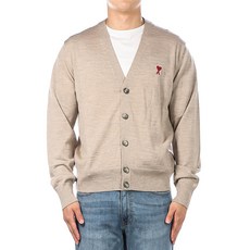 [아미] 24SS 남성 하트 로고 가디건 (HKC111 KN0025 271)