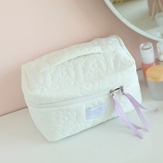누빔 방수 화장품 메이크업 파우치 기저귀 생리대 파우치 대용량
